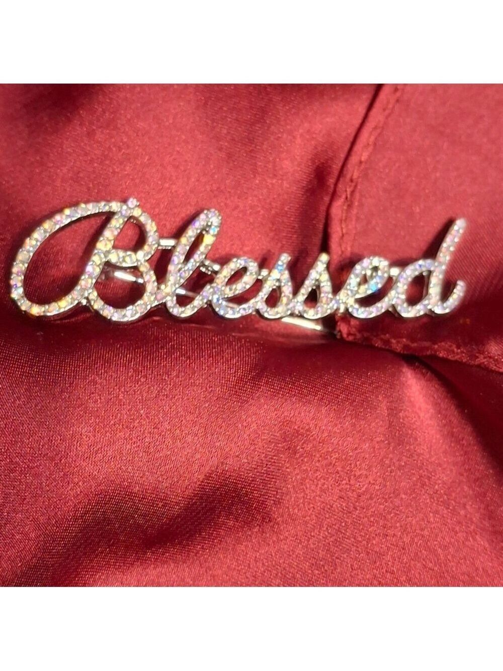 Blessed Rhinestone brooch New